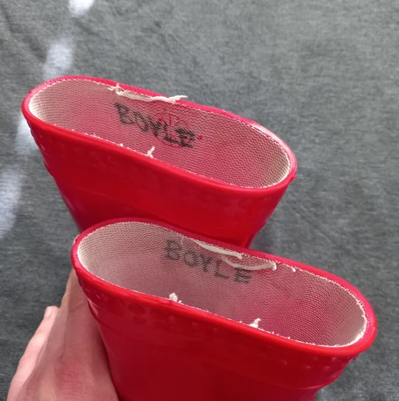 Red Rubber Boots - Picture 5 of 5
